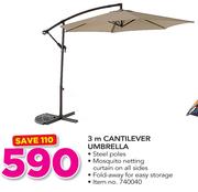 3m Cantilever Umbrella