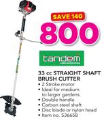 Tandem 33cc Straight Shaft Brush Cutter