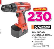 Stramm 18V Nicad Cordless Drill