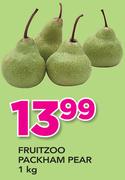 Fruitzoo Packham Pear-1Kg