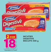 McVities Digestive Biscuits-2x500g