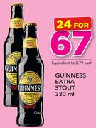 Guinness Extra Stout-24x330ml