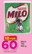 Nestle Milo Tin-10x400g