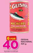 Geisha Mackeral-6x425g