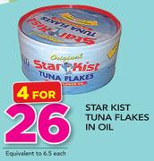 Star Kist Tuna Flakes In Oil-For 4