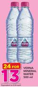 Verna Mineral Water-24x500ml