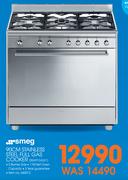 Smeg 90Cm Stainless Steel Full Gas Cooker SSA91GGX1
