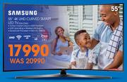 Samsung 55" UHD 4K Smart Curved LED TV 55KU7500