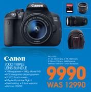 Canon 700D Triple Lens Bundle