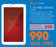 Blackweb 7" 3G Tablet Bundle S7200-On MyMeg 500