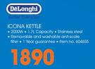 DeLonghi Icona Kettle