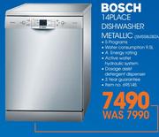 Bosch 14 Place Dishwasher Metallic