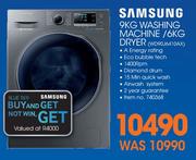 Samsung 9Kg Washing Machine/6Kg Dryer WD90J6410AX