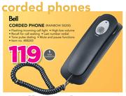 Bell Corded Phone RAINBOW 58200