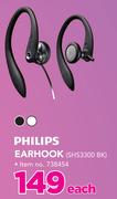 Philips Earhook SHS3300 BK-Each