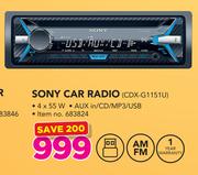 Sony Car Radio CDX-G1151U