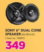 Sony 6" Dual Cone Speaker XS-FB161E