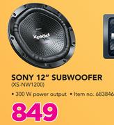 Sony 12" Sub Woofer XS-NW1200