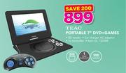 Teac Portable 7" DVD + Games