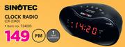 Sinotec Clock Radio CR-234D