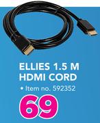Ellies 1.5M HDMI Cord