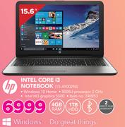 HP Intel Core i3 Notebook 15-AY002NI