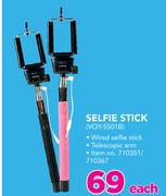 Voyager Selfie Stick VOY-SS01B-Each