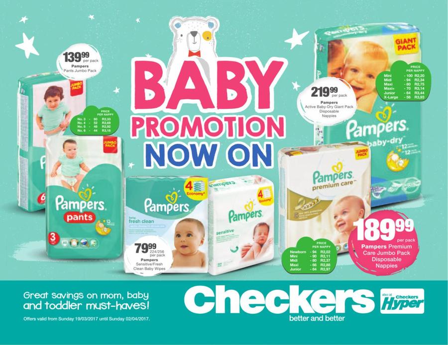 checkers baby essentials