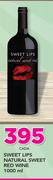 Sweet Lips Natural Sweet Red Wine-1000ml Cada