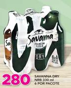 Savanna Dry NRB-6 x 330ml Por Pacote