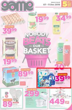 Game : Nobody Beats Our Basket (7 Dec - 11 Dec 2016), page 1