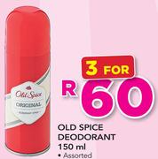 Old spice Deodorant-3 x 150ml