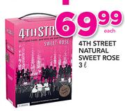 4th Street Natural Sweet Rose-3Ltr