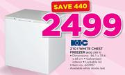 KIC 210Ltr White Chest Freezer KCG 210 1