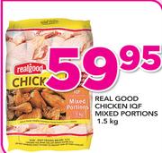 Real Good Chicken IQF Mixed Portions-1.5Kg
