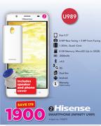 Hisense 5.5" Smartphone Infinity U989 Includes Speaker & Phone Cover