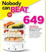 Sunbeam 650W 3 Tier Food Steamer SFS-300