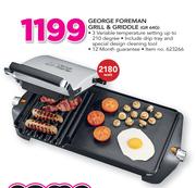 George Foreman 2180W Grill & Griddle GR 64G