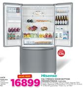 Hisense 536Ltr French Door Bottom Freezer/Fridge 720FS-WD