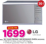 LG 30Ltr Electronic Microwave Oven MS3040S