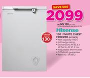 Hisense 130Ltr White Chest Freezer H130CF
