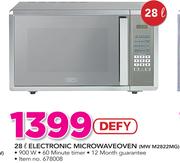 Defy 28Ltr Electronic Microwave Oven MW M2822MG