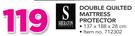 Sheraton Single Quilted Mattress Protector