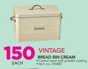 Vintage Bread Bin Cream-Each