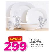 16 Piece Assorted Dinner Set