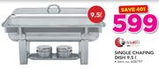 Tissolli Single Chafing Dish 9.5Ltr