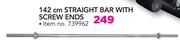 Everlast 142cm Straight Bar With Screw Ends