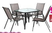 Out & About Brown 4 Seat Table KTS0097U