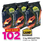 Campmaster Briquettes-3 x 5Kg