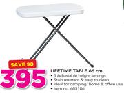 Lifetime Table 66cm